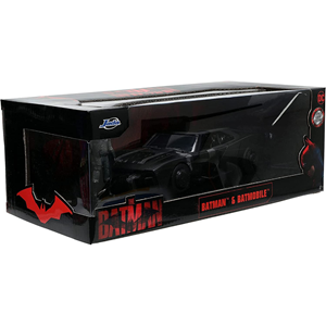 اسباب بازی ماشین فلزی بتموبیل و فیگور فلزی بتمن با مقیاس 1:24 Batman and Batmobile _ماشین اسباب بازی